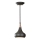 Feiss - Luster na sajli BESO 1xE27/60W/230V prečnik 17,9 cm crna/bakarna
