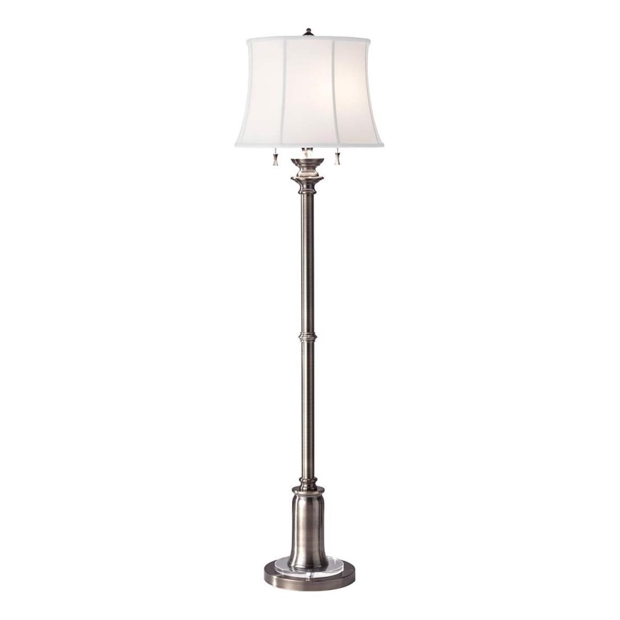 Feiss - Podna lampa STATEROOM 2xE27/60W/230V srebrno