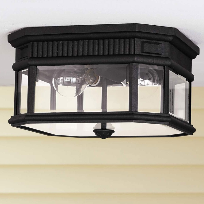 Feiss - Spoljašnja plafonjera COTSWOLD LANE 2xE27/60W/230V IP44