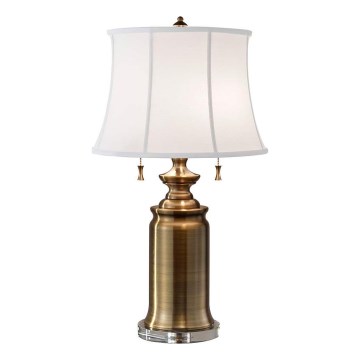 Feiss - Stona lampa STATEROOM 2xE27/60W/230V mesing