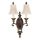 Feiss - Zidna lampa DRAWING ROOM 2xE14/60W/230V