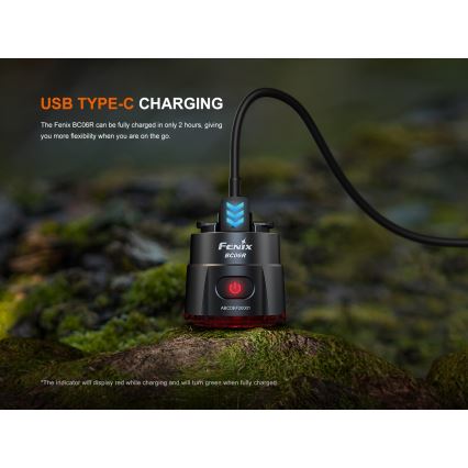 Fenix BC06R - LED Prigušivi punjivi žmigavac za bicikl LED/USB IP66 90 Im 24,5 h