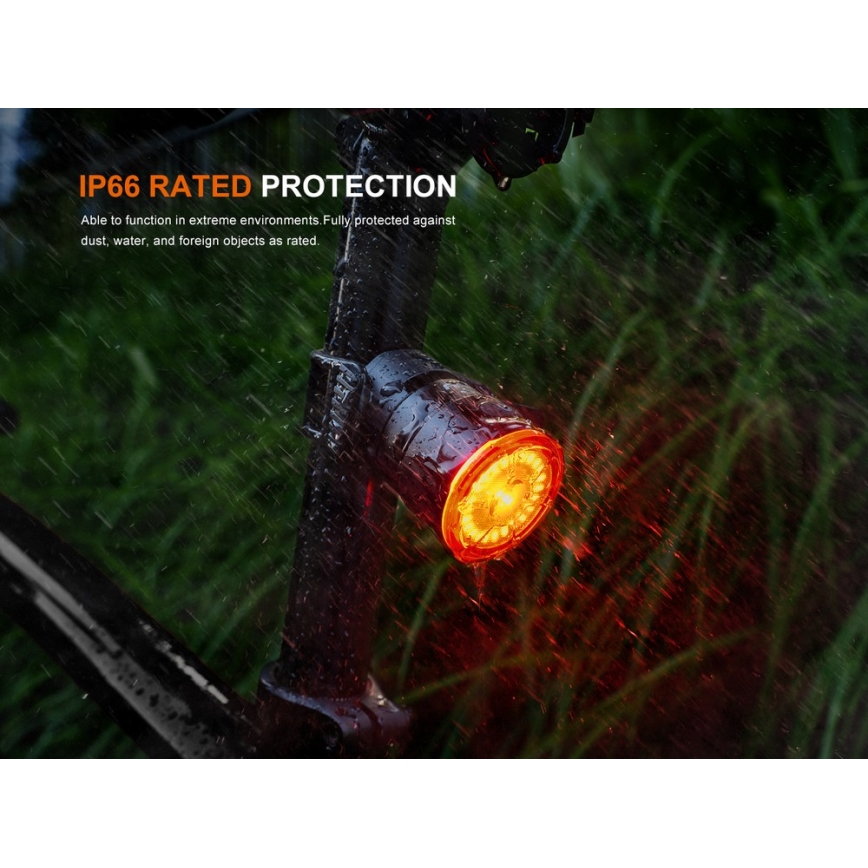 Fenix BC06R - LED Prigušivi punjivi žmigavac za bicikl LED/USB IP66 90 Im 24,5 h