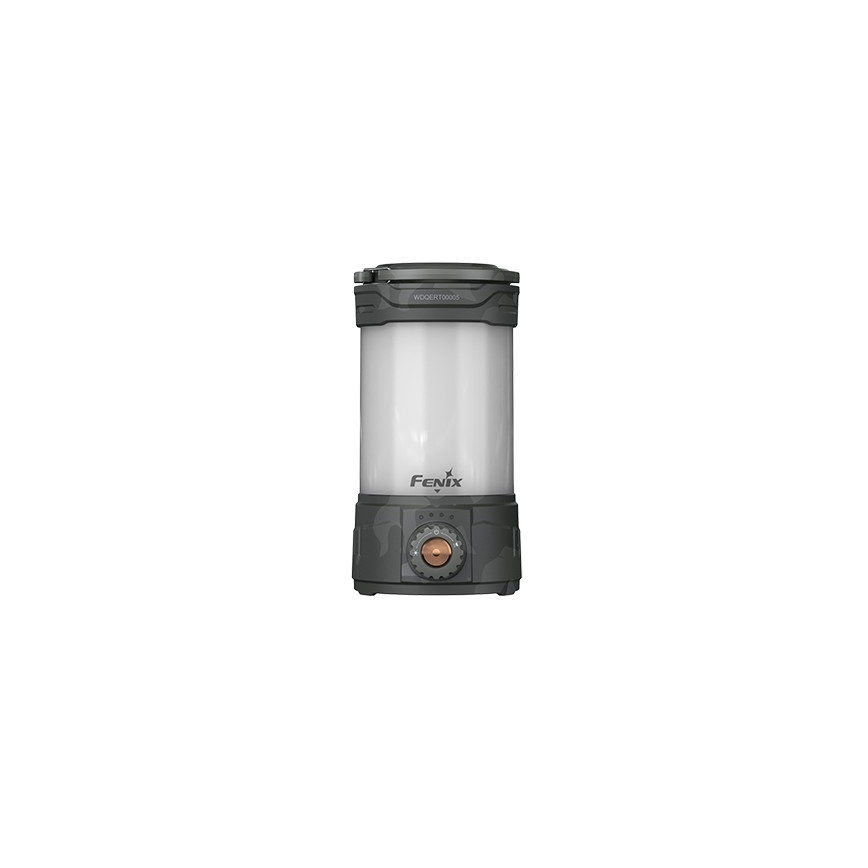 Fenix CL26RPROCAM - LED Prigušiva prenosna punjiva lampa LED/USB IP66 650 Im 408 h 5000 mAh sivo