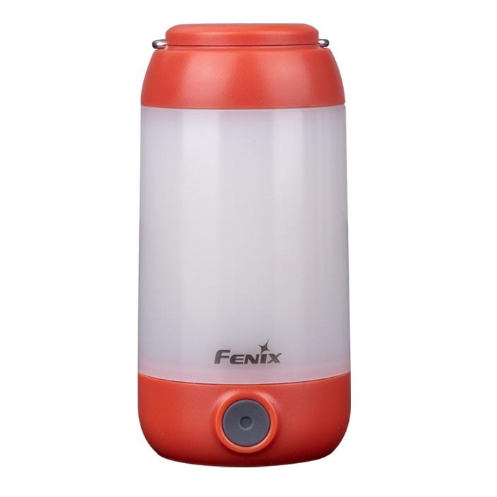 Fenix CL26RRED - LED Prigušiva prenosna punjiva lampa LED/USB/2xCR123A IP66 400 Im 400 h 2600 mAh narandžasta