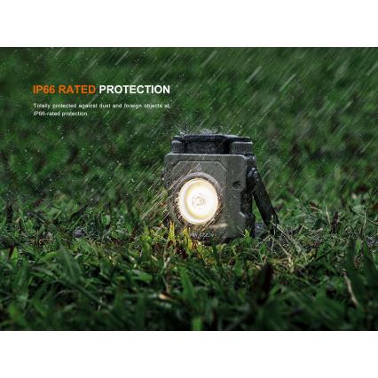 Fenix CL27RGRE - LED Prigušiva punjiva lampa LED/USB IP66 1600 Im 285 h 5000 mAh