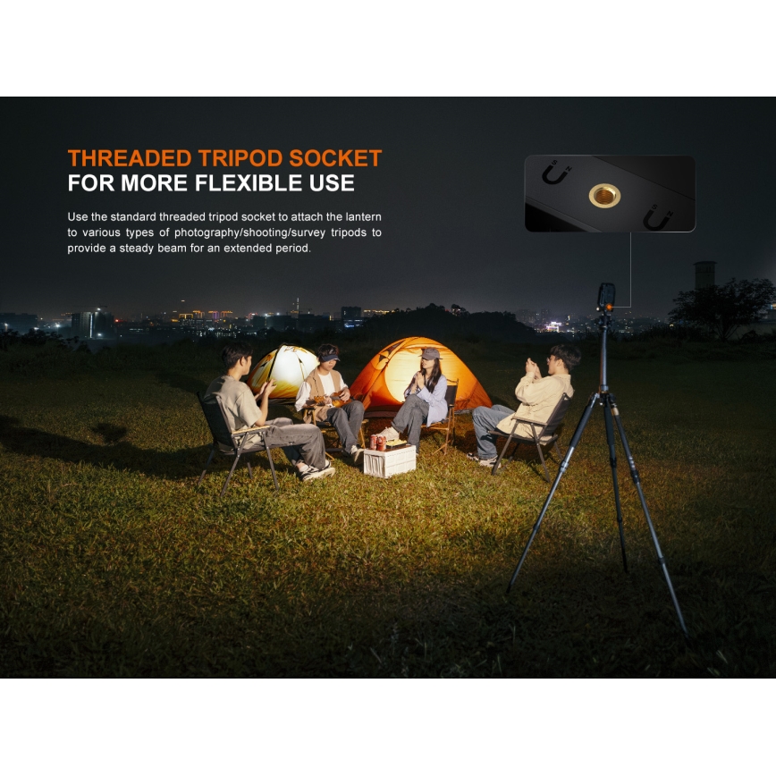 Fenix CL27RGRE - LED Prigušiva punjiva lampa LED/USB IP66 1600 lm 285 h