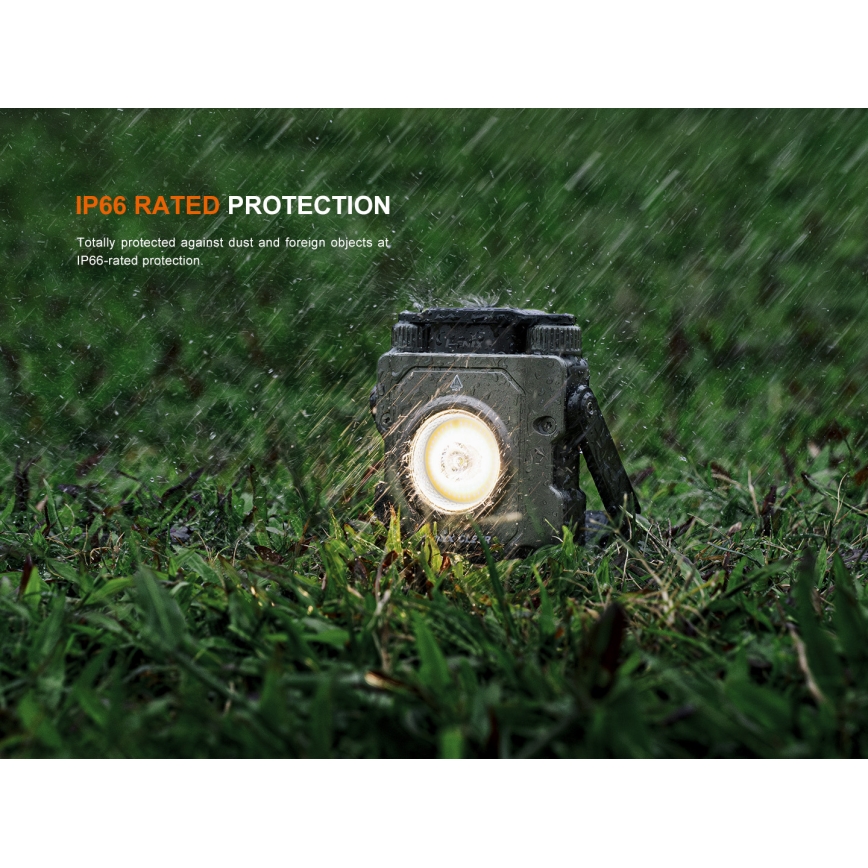 Fenix CL27RGRE - LED Prigušiva punjiva lampa LED/USB IP66 1600 lm 285 h