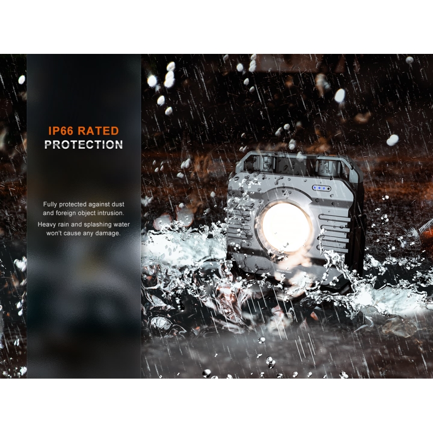 Fenix CL28R - LED Prigušivi punjivi reflektor sa powerbankom LED/USB IP66 2000 Im 360 h 10000 mAh