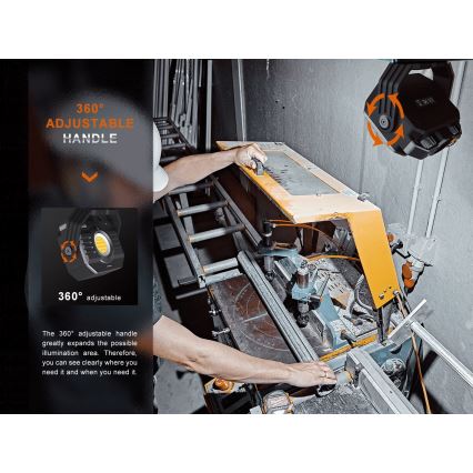 Fenix CL28R - LED Prigušivi punjivi reflektor sa powerbankom LED/USB IP66 2000 Im 360 h 10000 mAh