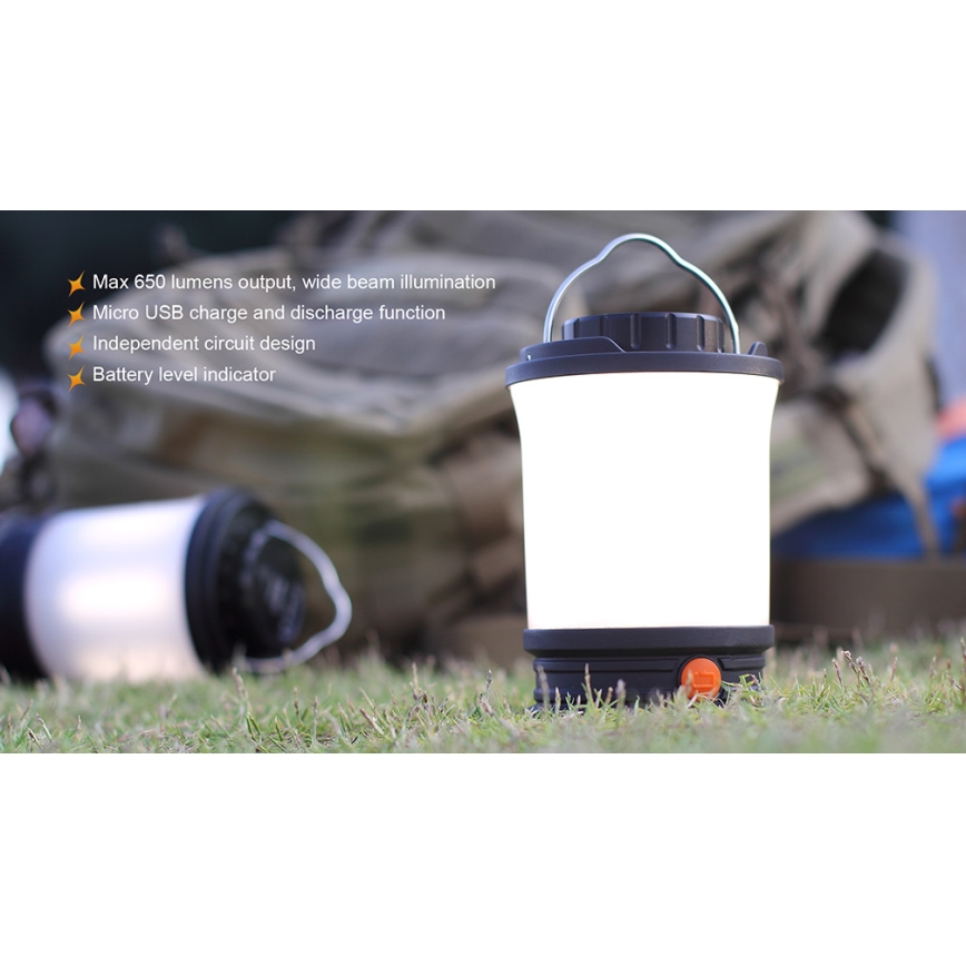 Fenix CL30R - LED Prenosna punjiva lampa LED/USB IPX7 650 Im 300 h