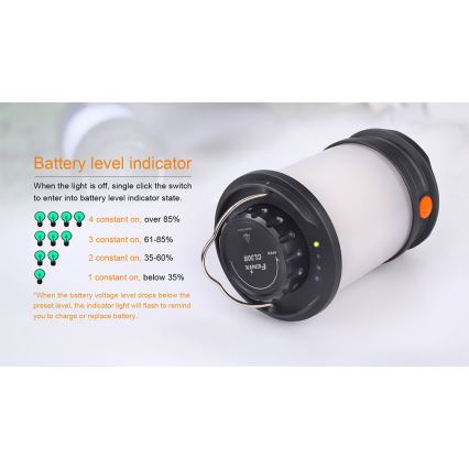 Fenix CL30R - LED Prenosna punjiva lampa LED/USB IPX7 650 Im 300 h
