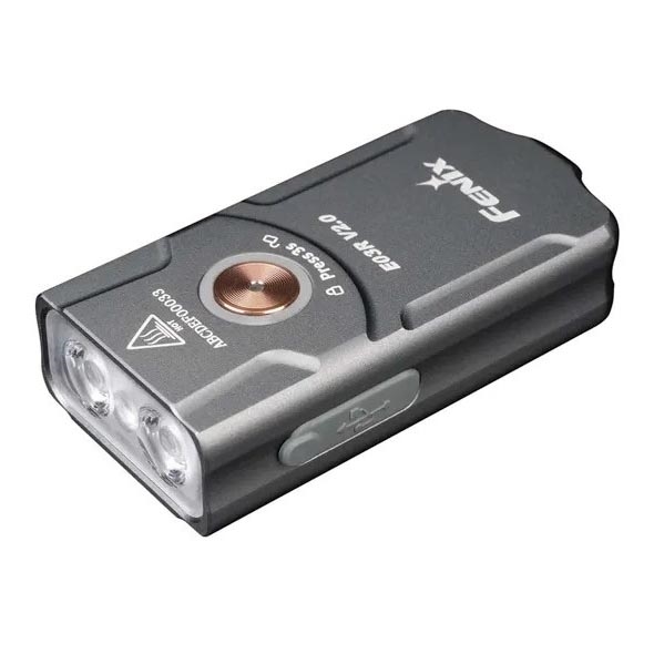 Fenix E03RV20GREY - LED punjiva baterijska lampa LED/USB IP66 500 Im 30 h 400 mAh