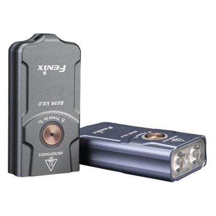 Fenix E03RV20GREY - LED punjiva baterijska lampa LED/USB IP66 500 Im 30 h 400 mAh