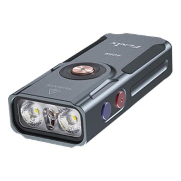 Fenix E06RGRY - LED Prigušiva punjiva baterijska lampa LED/USB IP66 700 Im 60 h sivo