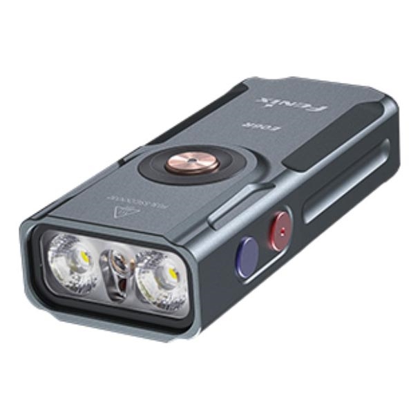 Fenix E06RGRY - LED Prigušiva punjiva baterijska lampa LED/USB IP66 700 Im 60 h sivo