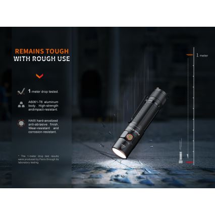 Fenix E35RSETAODS - LED Prigušiva punjiva baterijska lampa LED/USB IP68 3100 lm 69 h + difuzor 26,5mm