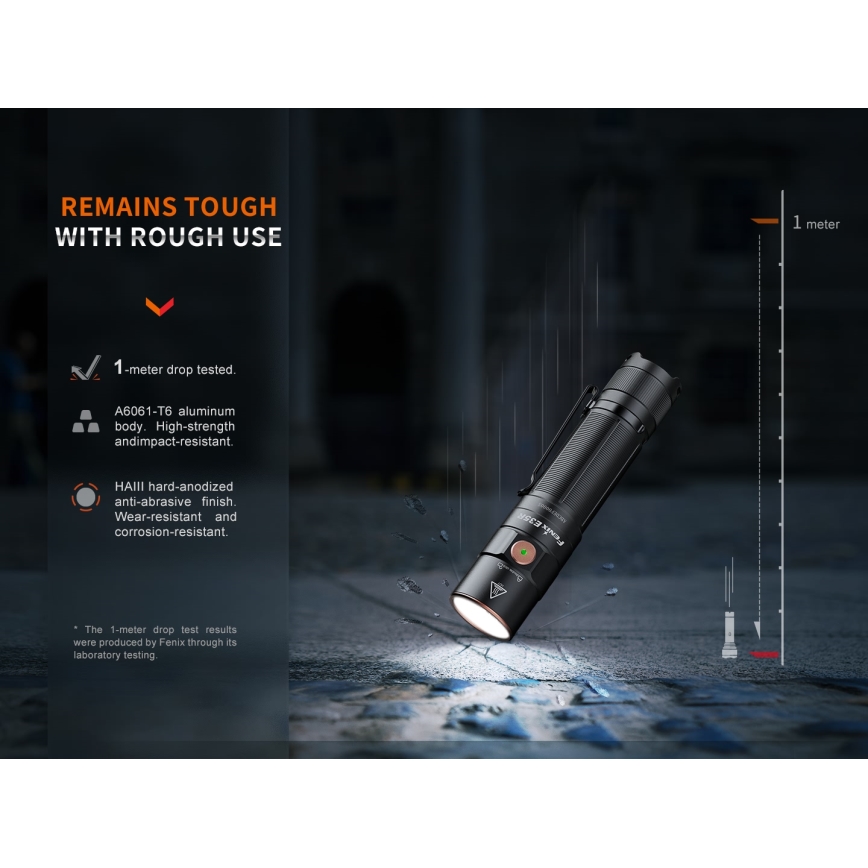 Fenix E35RSETAODS - LED Prigušiva punjiva baterijska lampa LED/USB IP68 3100 lm 69 h + difuzor 26,5mm