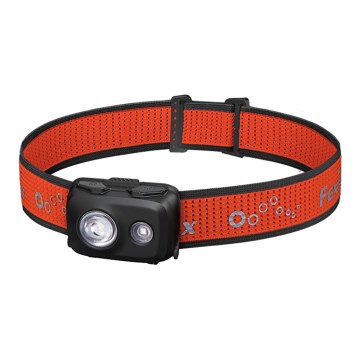 Fenix HL16V2BLK - LED Čeona lampa LED/3xAAA IP66 450 lm 200 h crno/narandžasta