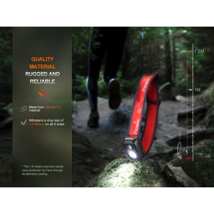 Fenix HL16V2GRN - LED čelovka LED/3xAAA IP66 450 lm 200 h zelena