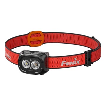 Fenix HL18RTV20BLC - LED Prigušiva punjiva čeona lampa LED/USB IP66 800 lm 160 h crno/narandžasta