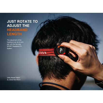 Fenix HL18RTV20WHT - prigušiva punjiva LED čelovka LED/USB IP66 800 lm 160 h bela/crna