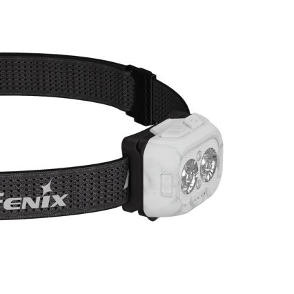 Fenix HL18RTV20WHT - LED Prigušiva punjiva čeona lampa LED/USB IP66 800 Im 160 h bela/crno