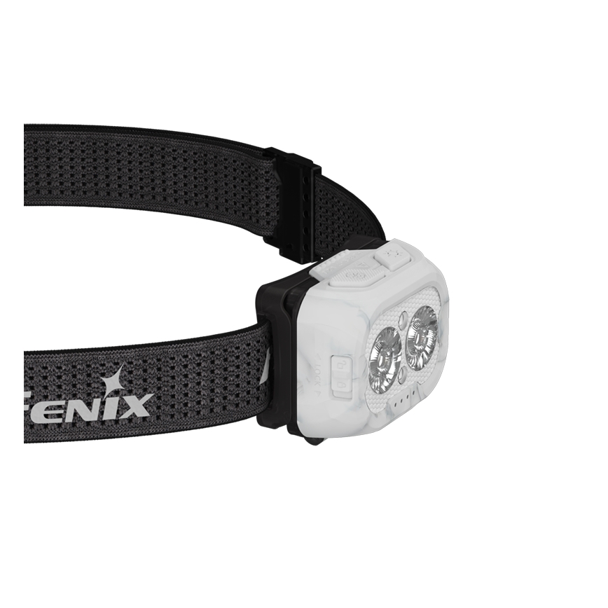 Fenix HL18RTV20WHT - LED Prigušiva punjiva čeona lampa LED/USB IP66 800 Im 160 h bela/crno