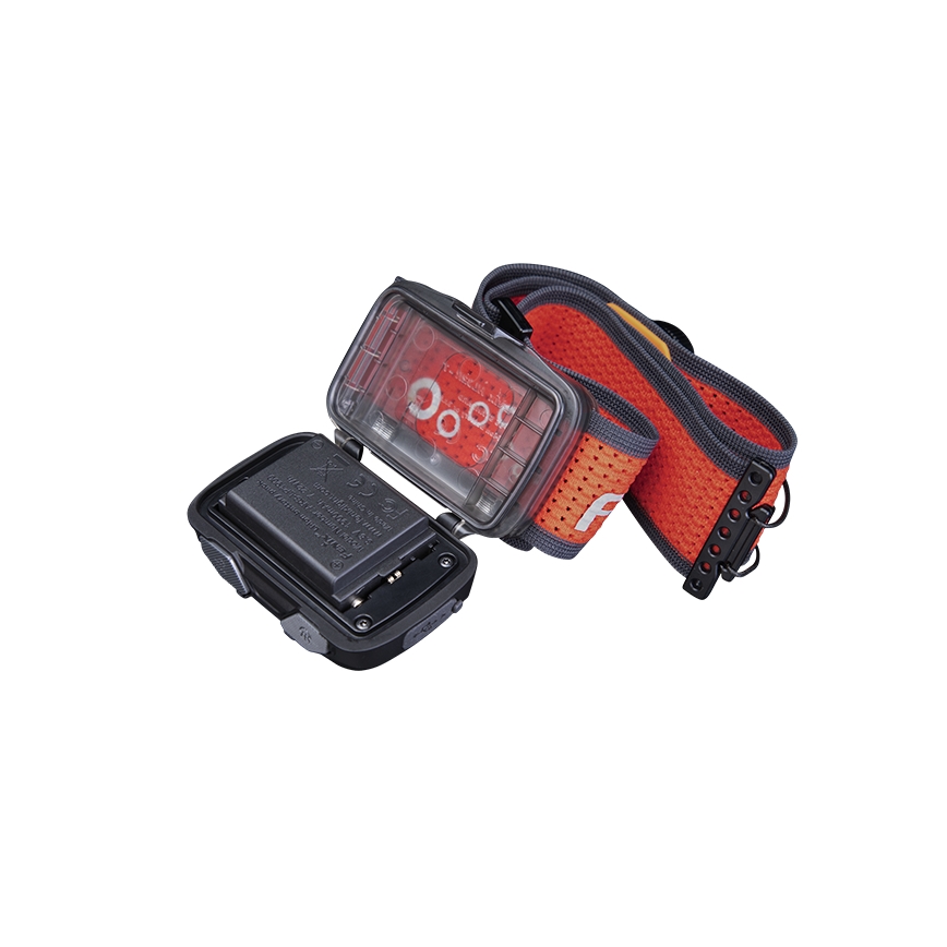 Fenix HL32RTBLCK - LED Punjiva čeona lampa LED/USB IP66 800 lm 300 h crno/narandžasta