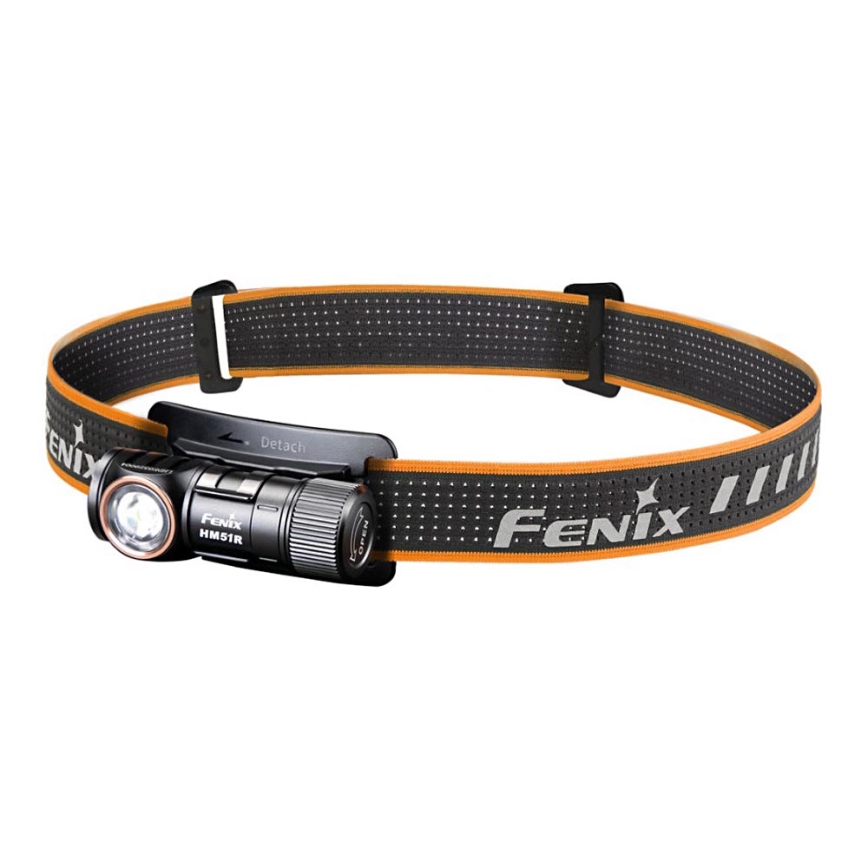 Fenix HM51RV20 - LED Punjiva čeona lampa 3xLED/1xCR123A/USB IP68 700 Im 120 h 700 m