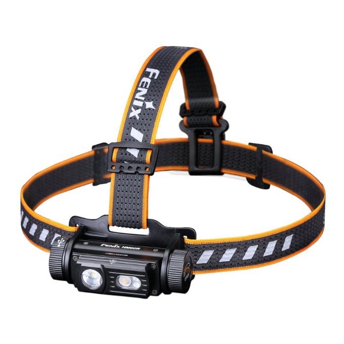 Fenix HM60R - LED Prigušiva punjiva čeona lampa 4xLED/USB/2xCR123A IP68 1300 Im 300 h 3400 mAh