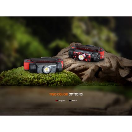Fenix HM62TMGM - LED prigušiva punjiva čelna lampa LED/USB IP68 1200 lm 280 h 3400 mAh