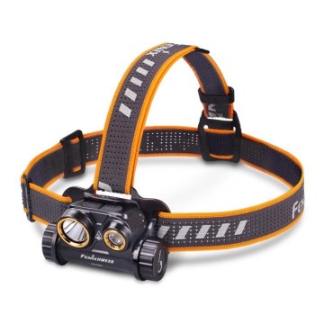 Fenix HM65R - LED Punjiva čeona lampa 2xLED/2xCR123A IP68 1400 Im 300 h