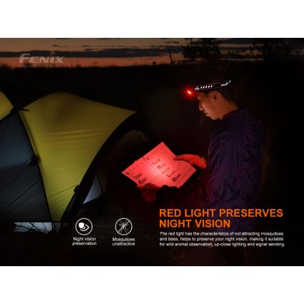 Fenix HM70R - LED Punjiva čeona lampa 4xLED/1x21700 IP68 1600 Im 800 h 5000 mAh