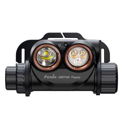 Fenix HM75RTOPAZ - LED Prigušiva punjiva čeona lampa LED/USB IP68 1600 lm 210 h