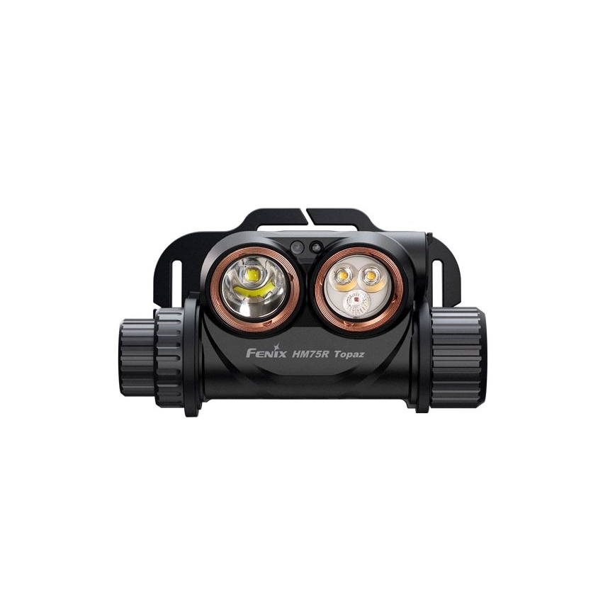 Fenix HM75RTOPAZ - LED Prigušiva punjiva čeona lampa LED/USB IP68 1600 lm 210 h