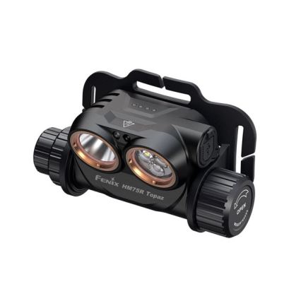 Fenix HM75RTOPAZ - LED Prigušiva punjiva čeona lampa LED/USB IP68 1600 lm 210 h