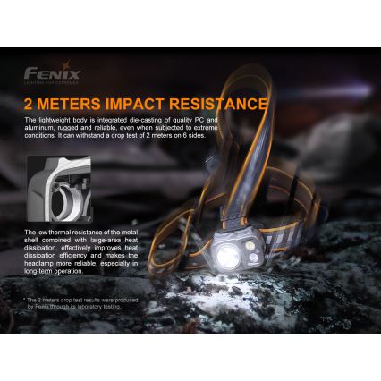 Fenix HP16R1250 - LED Punjiva čeona lampa 3xLED/USB 4xAA IP66 1250 Im 600 h 3000 mAh