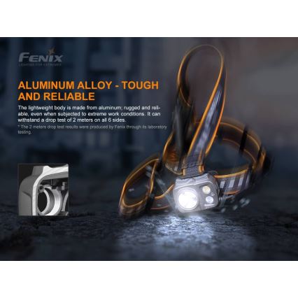 Fenix HP25RV20 - LED prigušiva punjiva čeona lampa 3xLED/1x21700 IP66 1600 lm 800 h