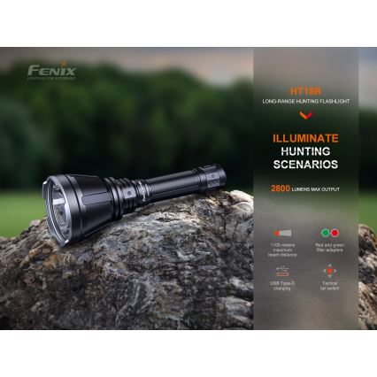Fenix HT18R - LED Prigušiva punjiva baterijska lampa LED/1x21700 IP68 2800 lm 42 h