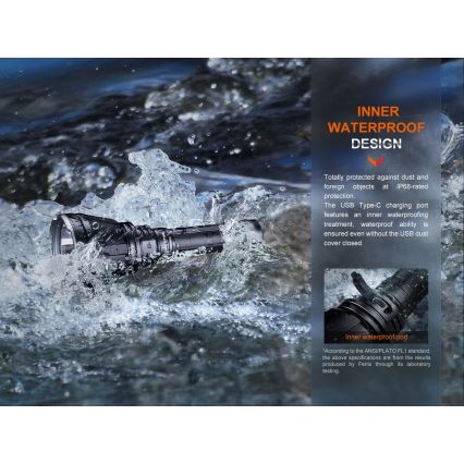 Fenix HT18R - LED Prigušiva punjiva baterijska lampa LED/1x21700 IP68 2800 lm 42 h