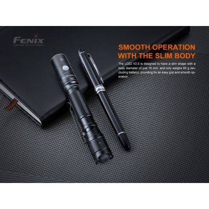 Fenix LD22V20 - Punjiva LED baterijska lampa, USB, IP66, 800 lm, 220 h rada