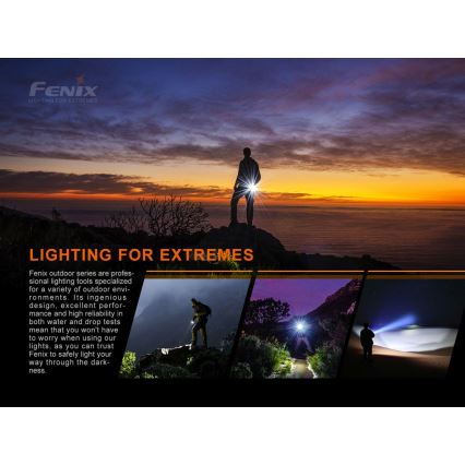 Fenix LD22V20 - Punjiva LED baterijska lampa, USB, IP66, 800 lm, 220 h rada
