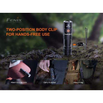 Fenix PD25R - LED punjiva baterijska lampa LED/1xCR123A IP68 800 Im 70 h