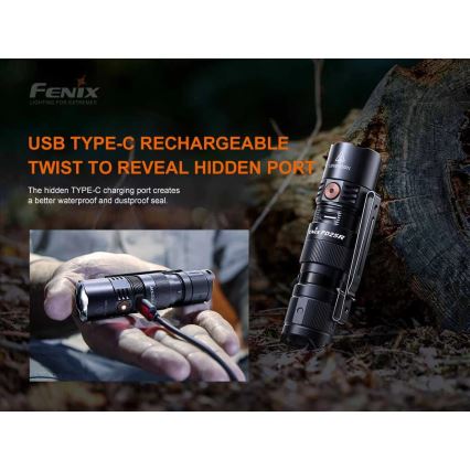 Fenix PD25R - LED punjiva baterijska lampa LED/1xCR123A IP68 800 Im 70 h