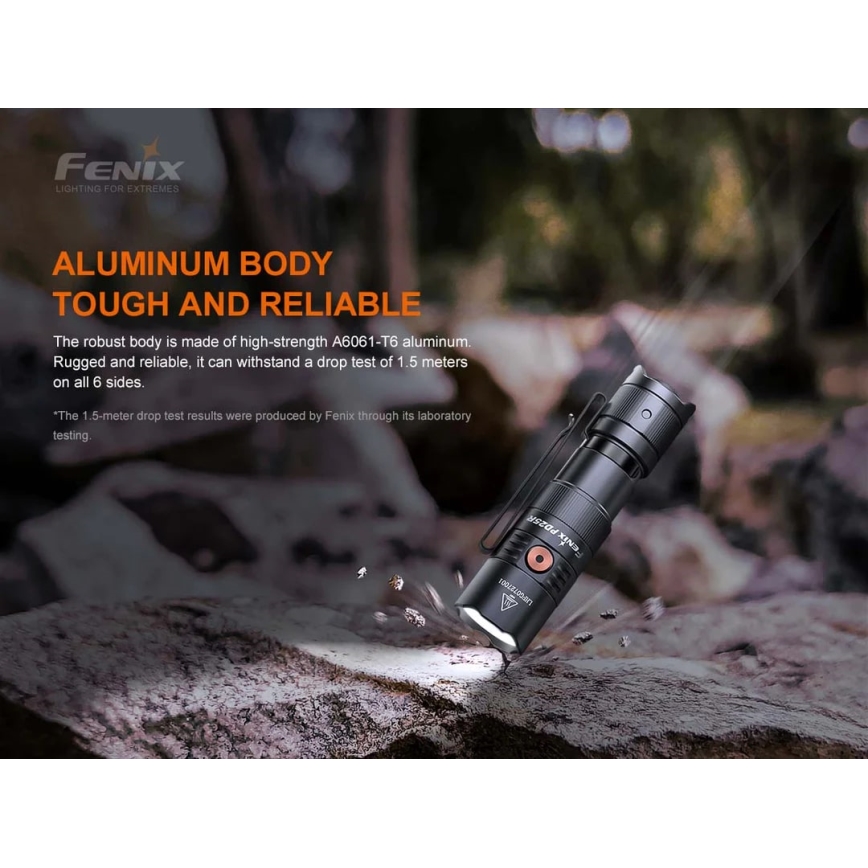 Fenix PD25R - LED punjiva baterijska lampa LED/1xCR123A IP68 800 Im 70 h