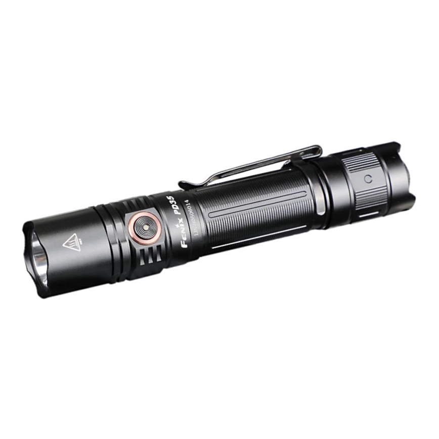 Fenix PD35V30 - LED punjiva baterijska lampa LED/USB/2xCR123A IP68 1700 Im 230 h 2600 mAh
