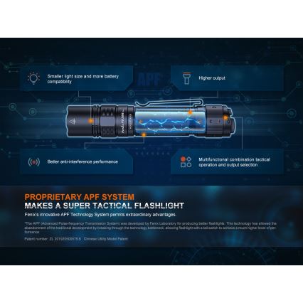 Fenix PD36RPRO - LED Taktička punjiva baterijska lampa LED/USB IP68 2800 Im 42 h