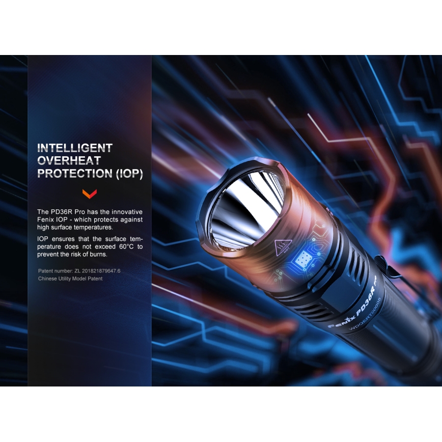 Fenix PD36RPRO - LED Taktička punjiva baterijska lampa LED/USB IP68 2800 Im 42 h