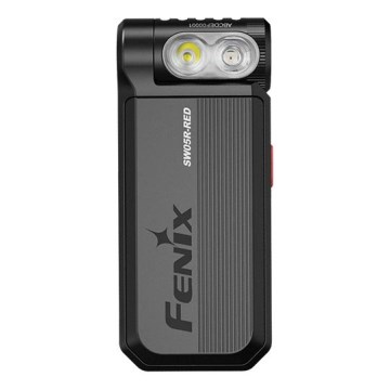 Fenix SW05RREDBLC - LED Prigušiva punjiva baterijska lampa LED/USB IPX6 150 Im 49 h crno